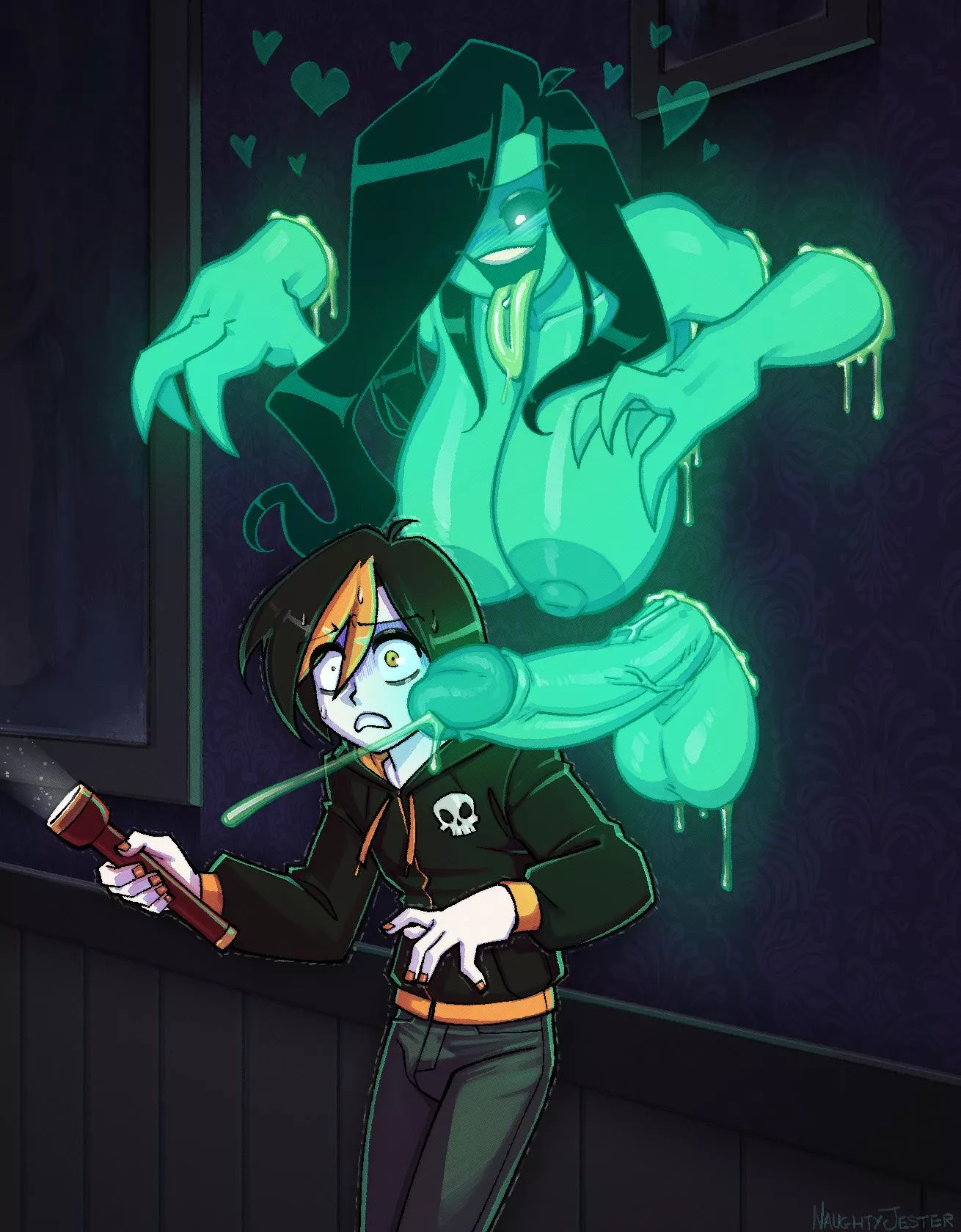 Ghost Bust (Artist:Lapinbeau) posted by White-Whiskey