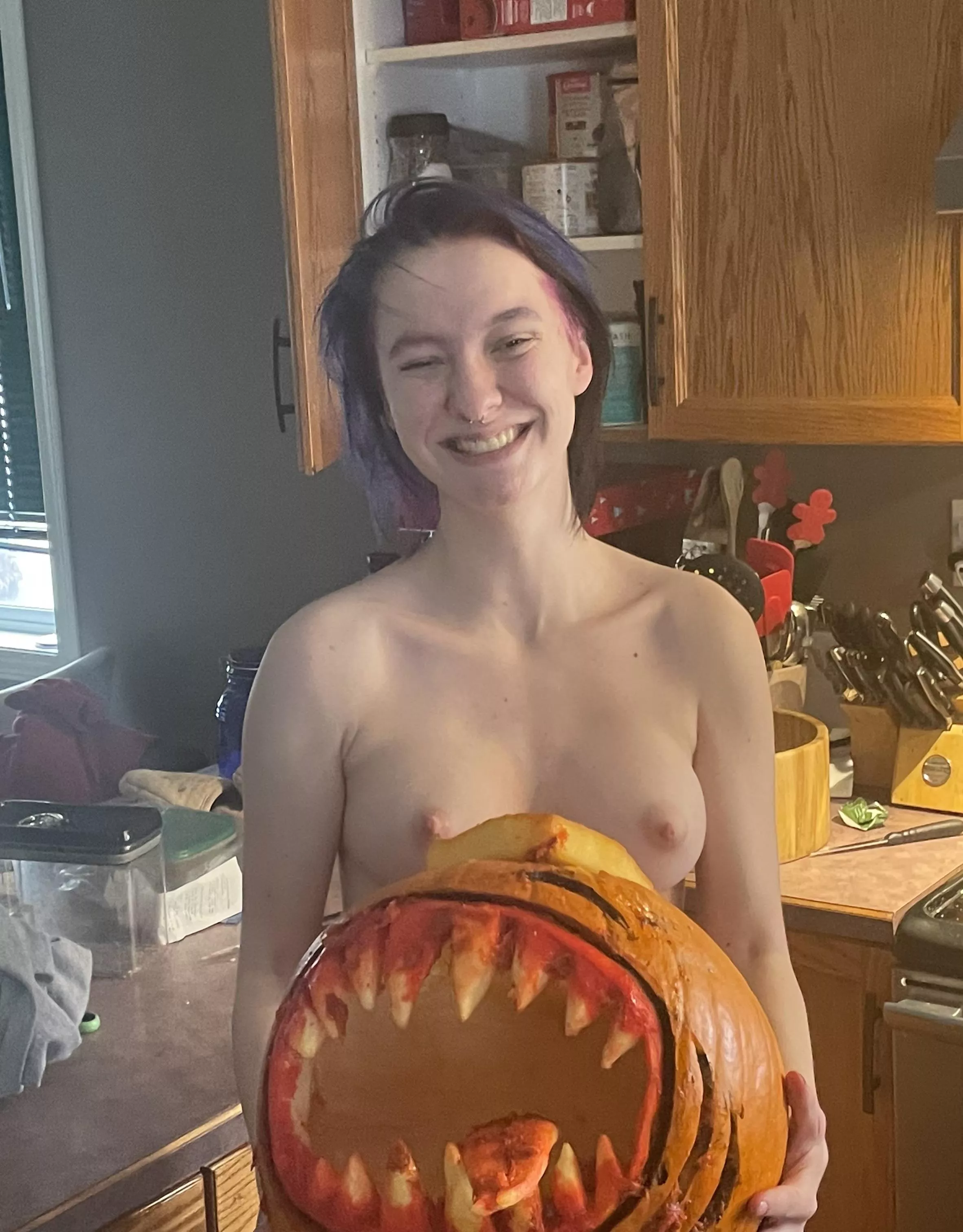 Had so much pumpkin carving yesterday posted by TheNerdAndHerBird