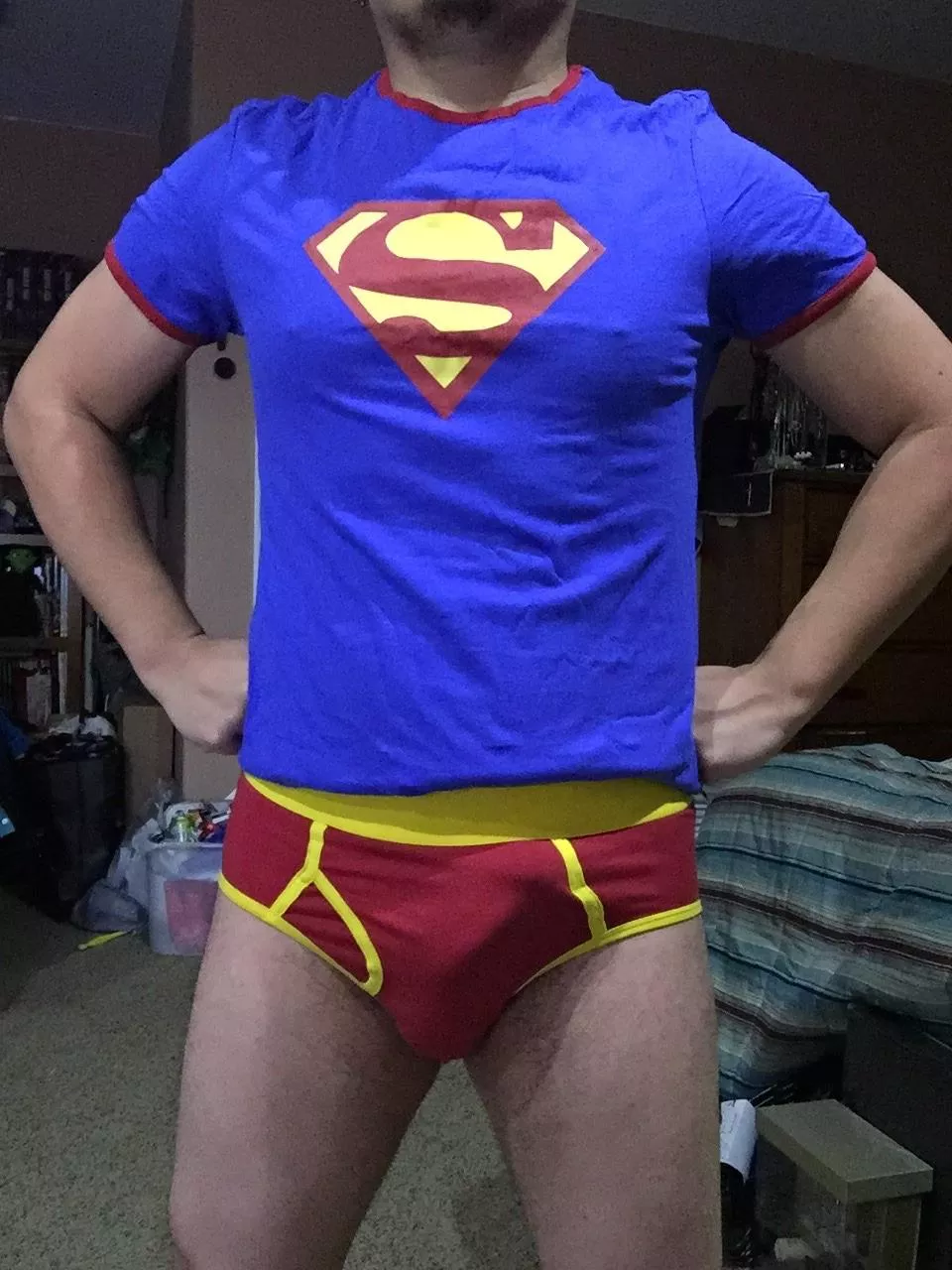 Here’s another underwear shot, perfect for Halloween right?!? DMs always appreciated! posted by Thicc34V