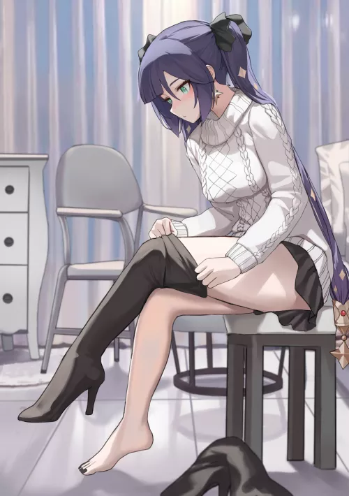 Mona [Genshin Impact] by CheetahSperm18