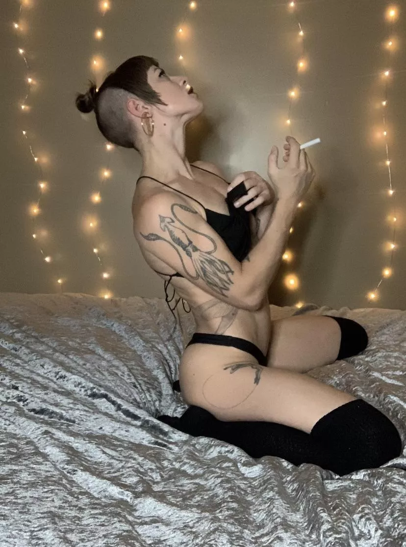 What do you like better, my hair or my body? posted by orbitingluna2