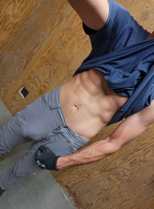 Work bulge 😜 by xxdaddythrowaway