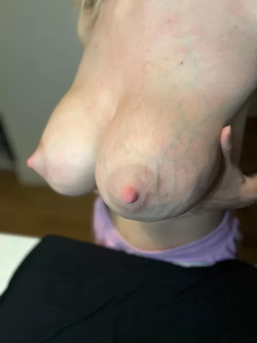 Always so full and heavy first thing in the morning 💦🥛 by KelceCarter