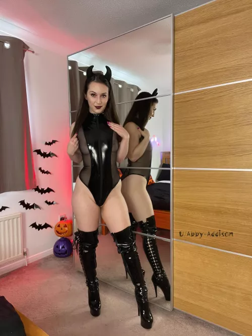 Boots make halloween even sexier by abby-addison