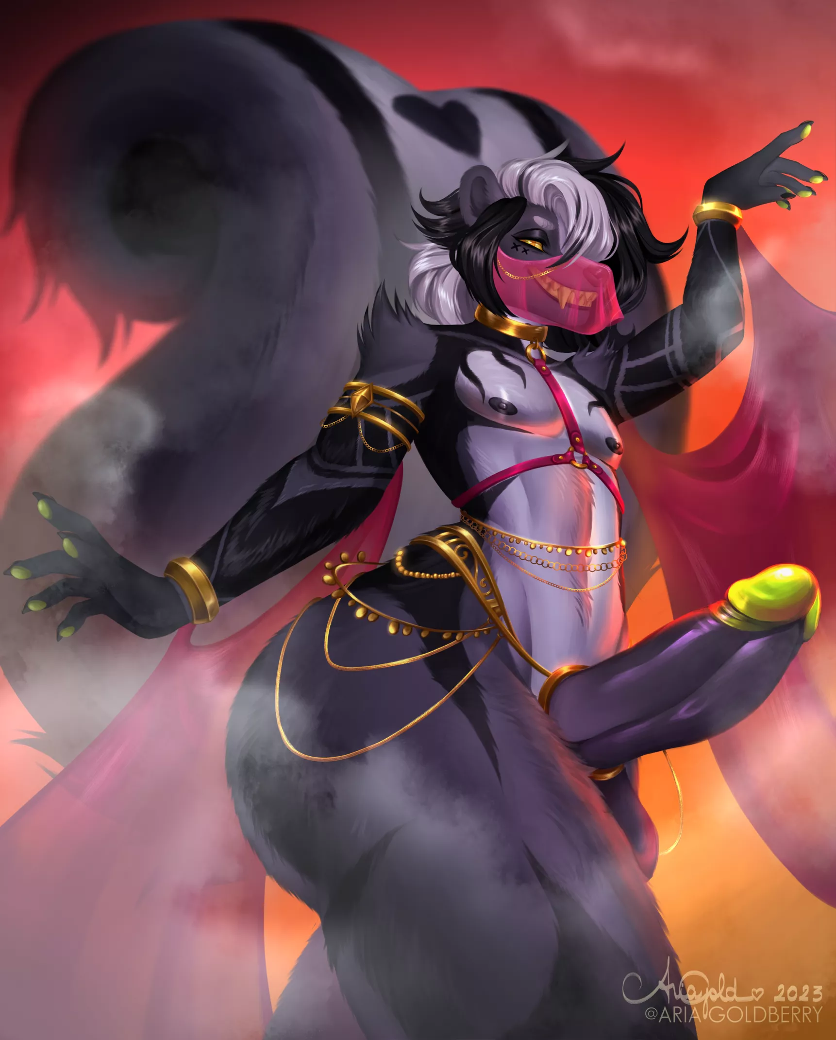 Femboy Skunk (ariagoldberry) posted by FewStranger6917