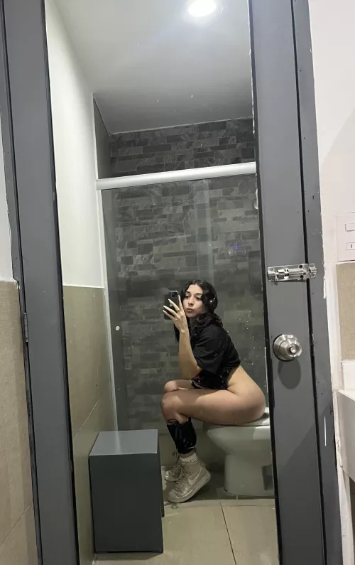 how do we feel about toilet mirror selfies 😋 by meowlennaa