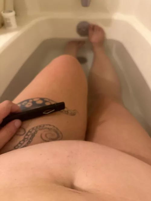 It was cold today so a nice long smoke in a nice hot bath is just what the doctor ordered to end the day. Would anyone like to join me? (F) by SongOfASiren