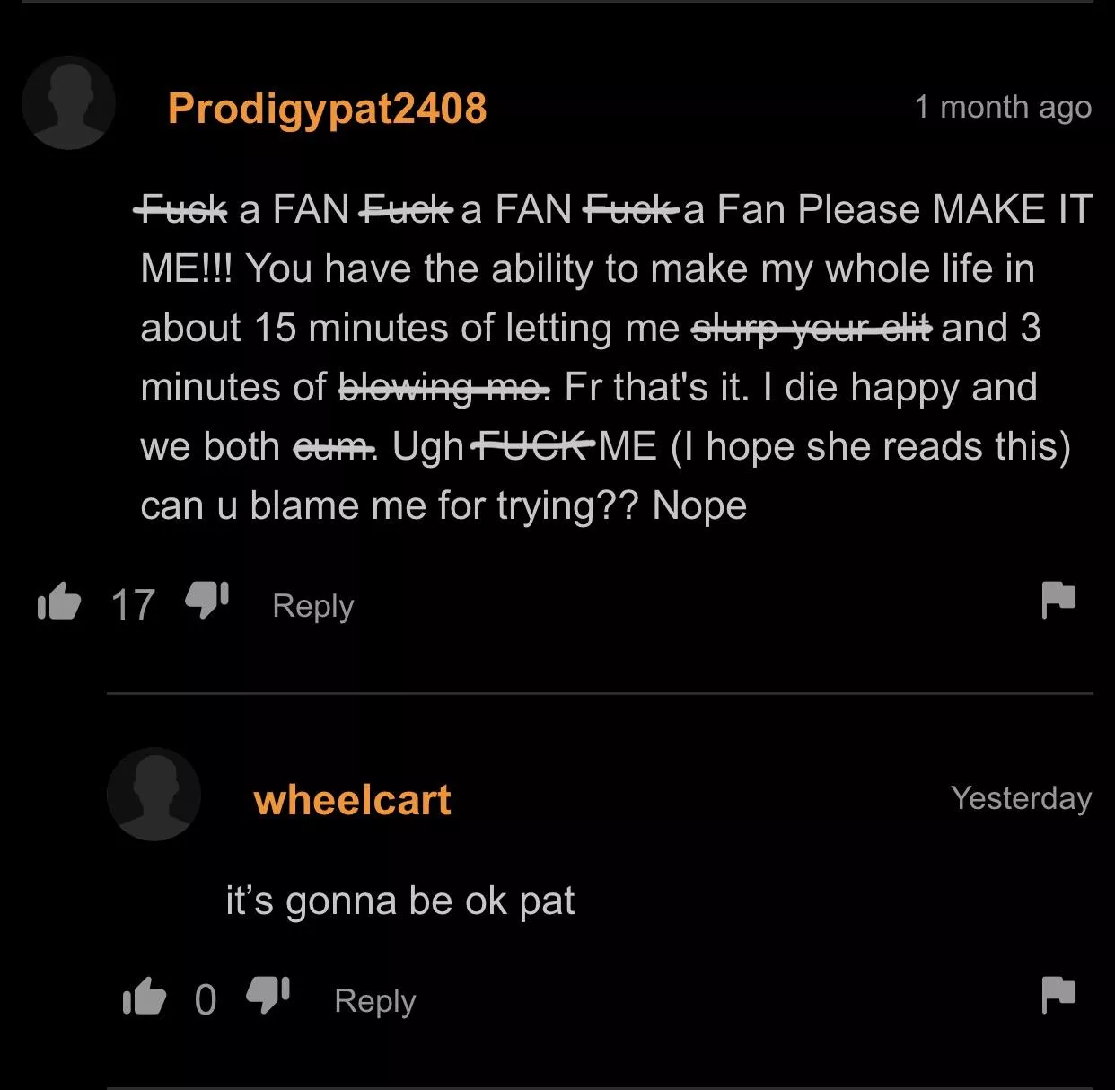 It’s gonna be ok pat posted by eatsumricee