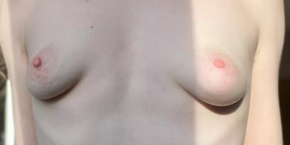 My tits with areolas are made to go into your mouth by Chaoticspill32