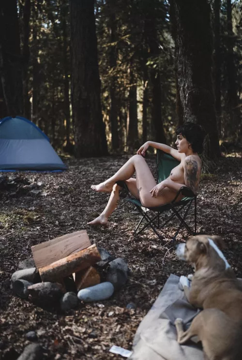 Naked camping is the best camping. by HarperHunt