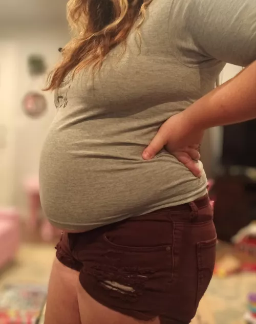 These shorts are tight 😬 by bababellygirl