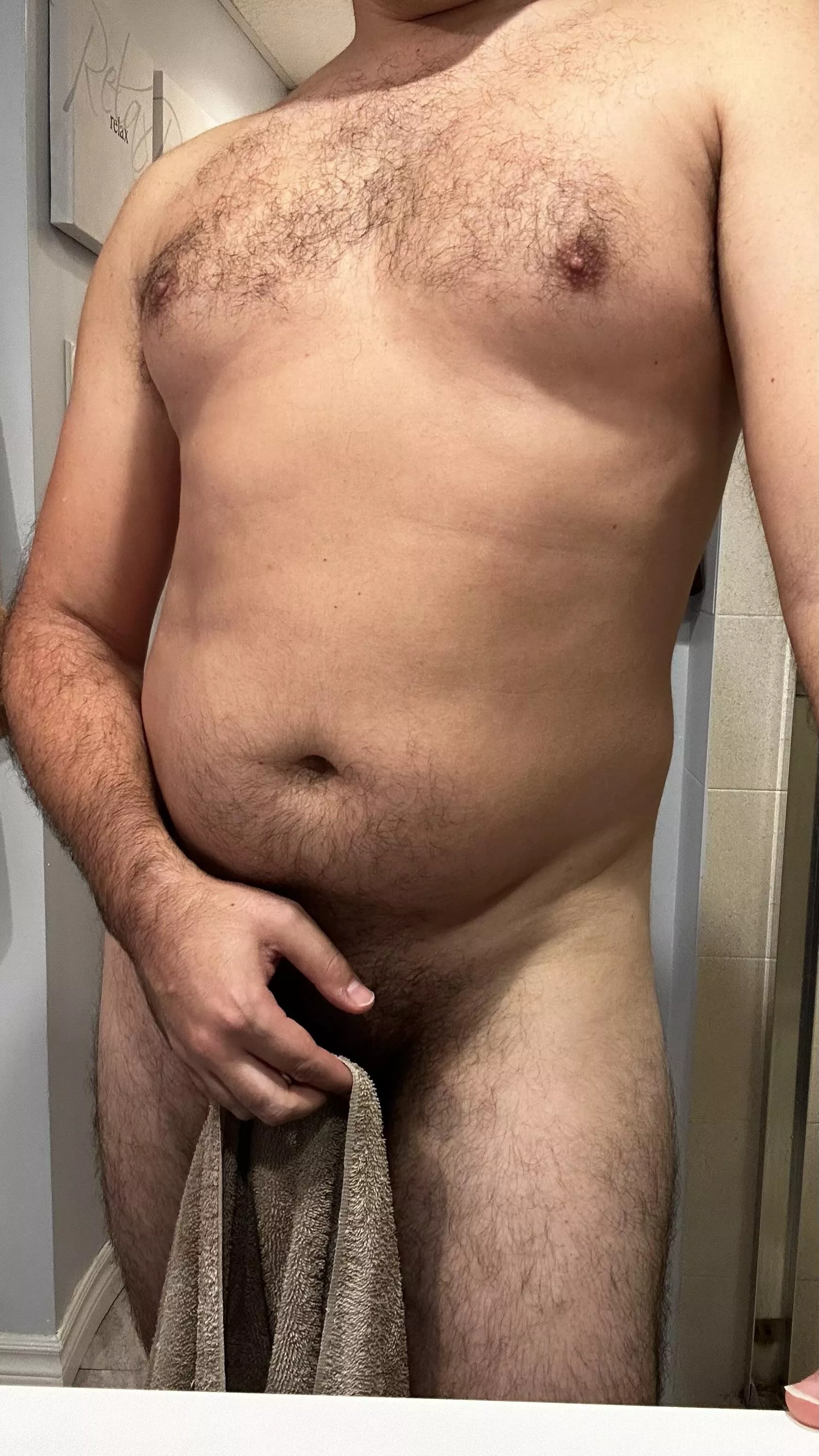 Who’s going to help me dry off? posted by SpicyPapaBear