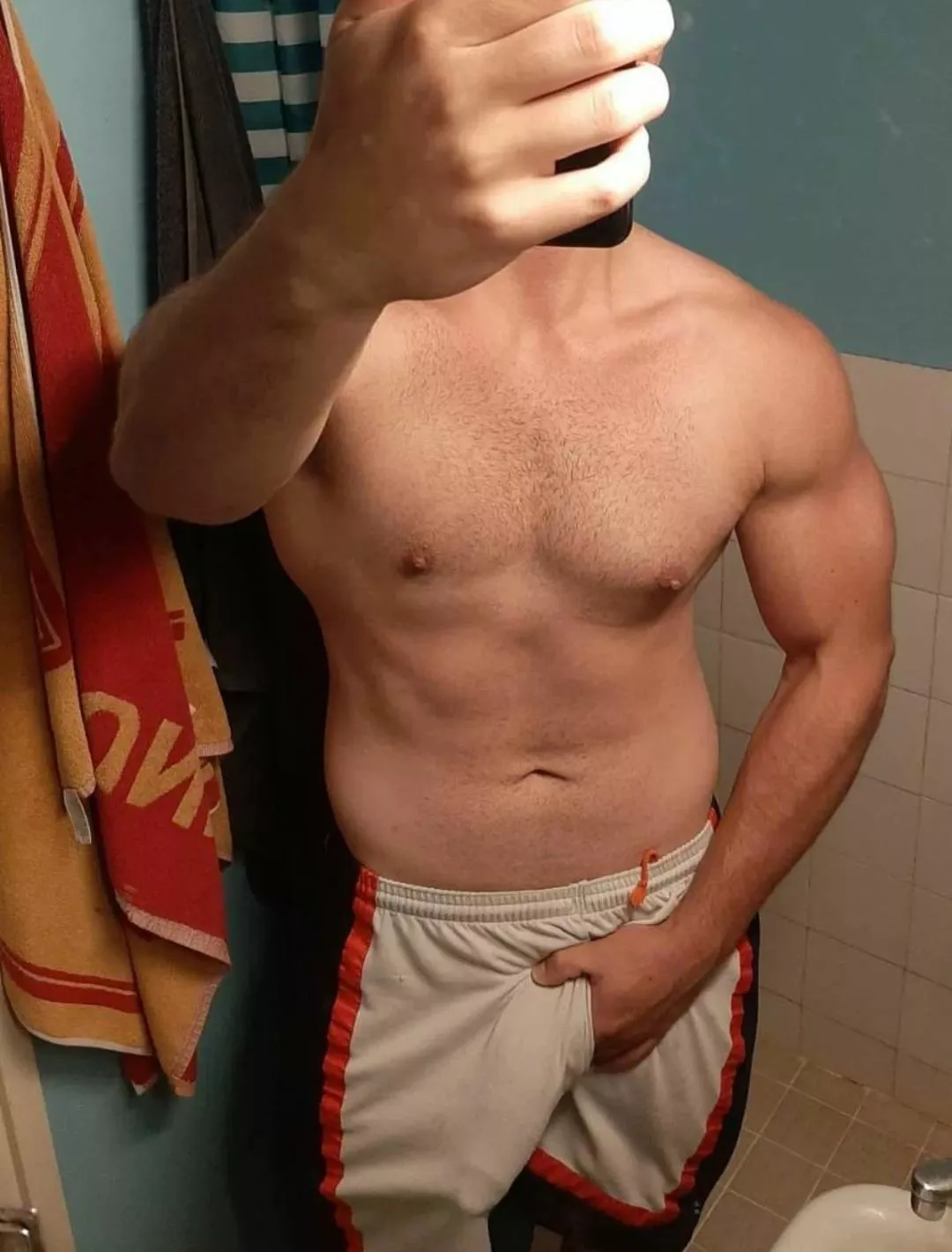 Buldging through shorts posted by Chris_111999888