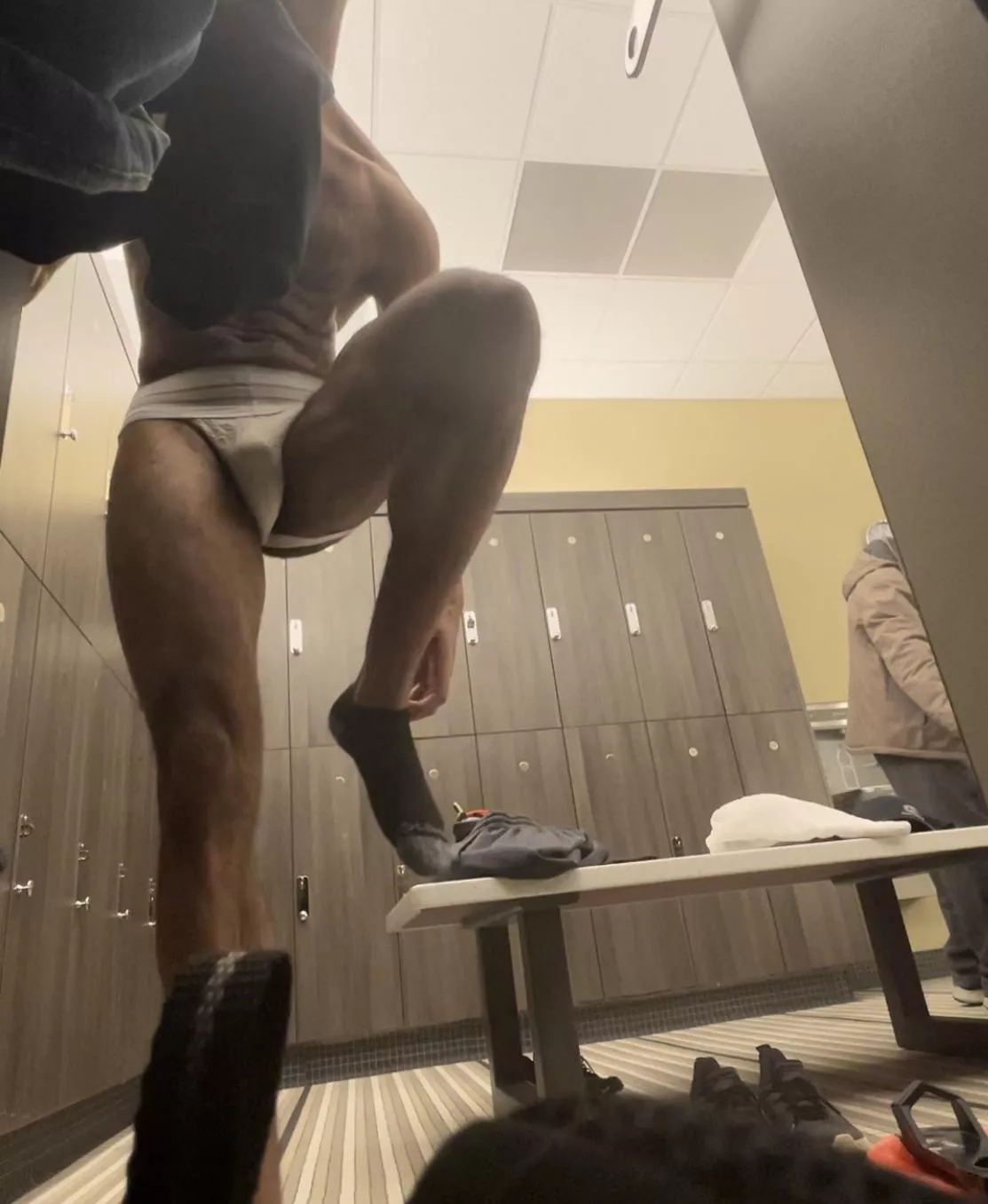 Crazy leg day, jockstrap was sopping wet with sweat when I peeled it off posted by ReadNo7135