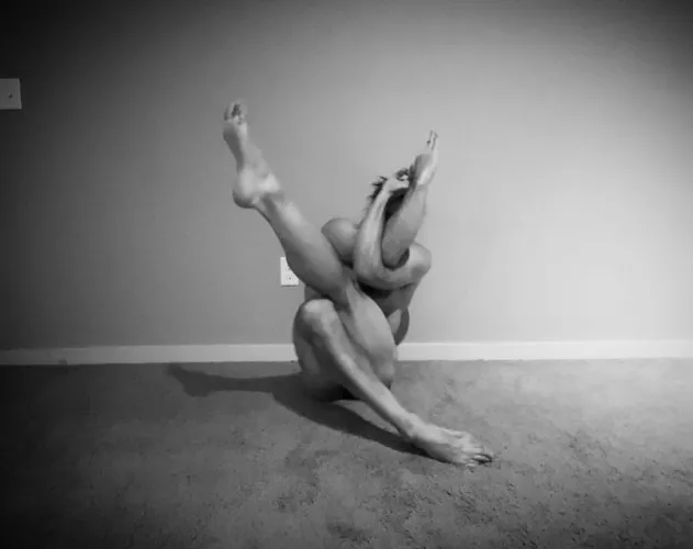 Flexible Friday 🙃 by Bearskinyogii