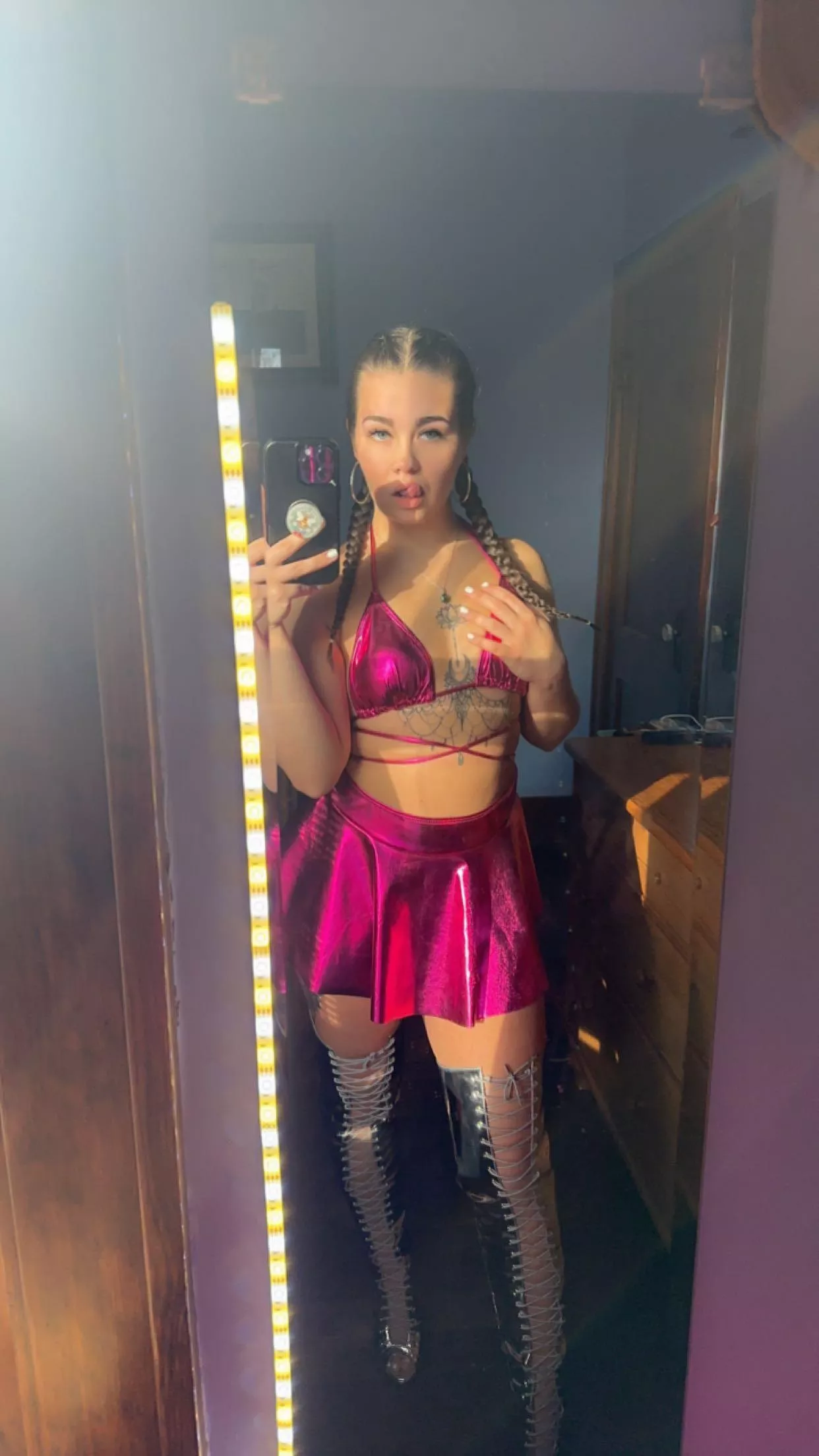 New boots!!💕😈 posted by cecedelray