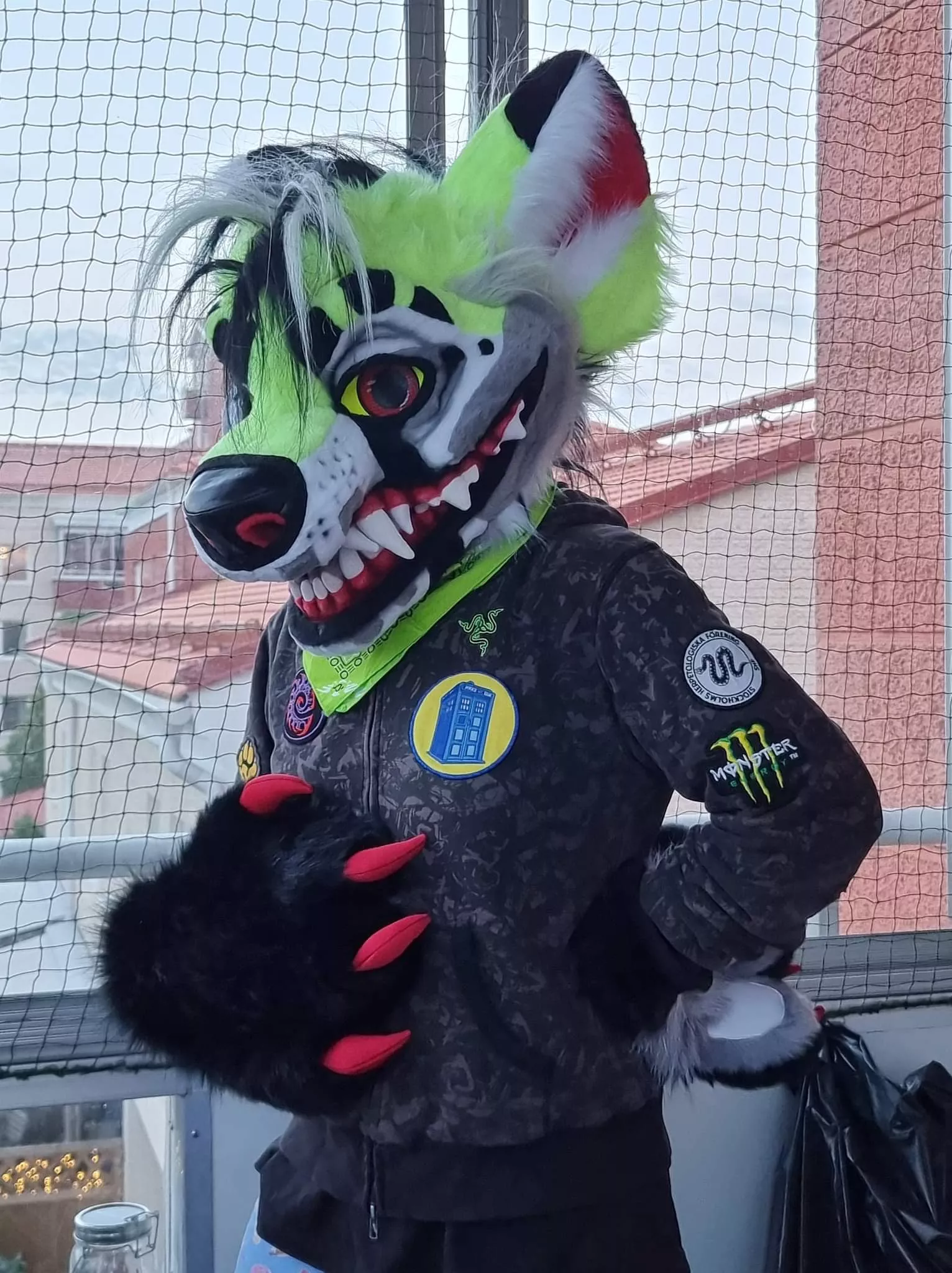Realised I never showed my suit here. A much belated Happy fursuit Friday! posted by toxxic_hardbasshyena