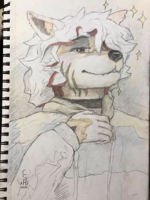 Redesigned my fursona by Atlas_Bread