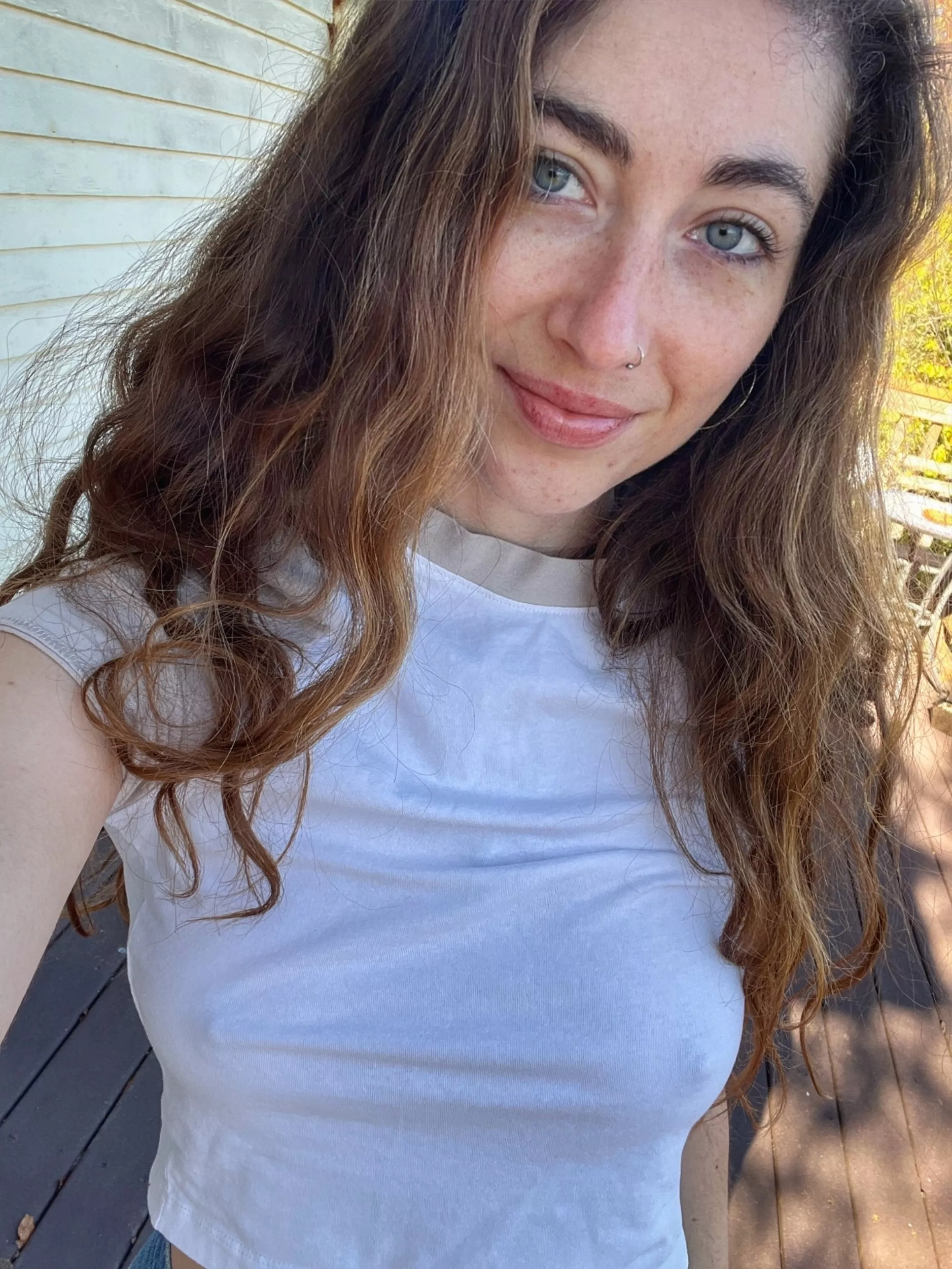 Stepped outside for a little sun this morning ☀️ posted by enchantedtits
