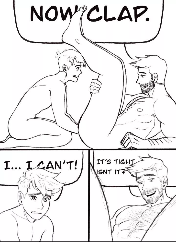 Trying to make him clap (Source: unknown) posted by Ebony-Ruger76