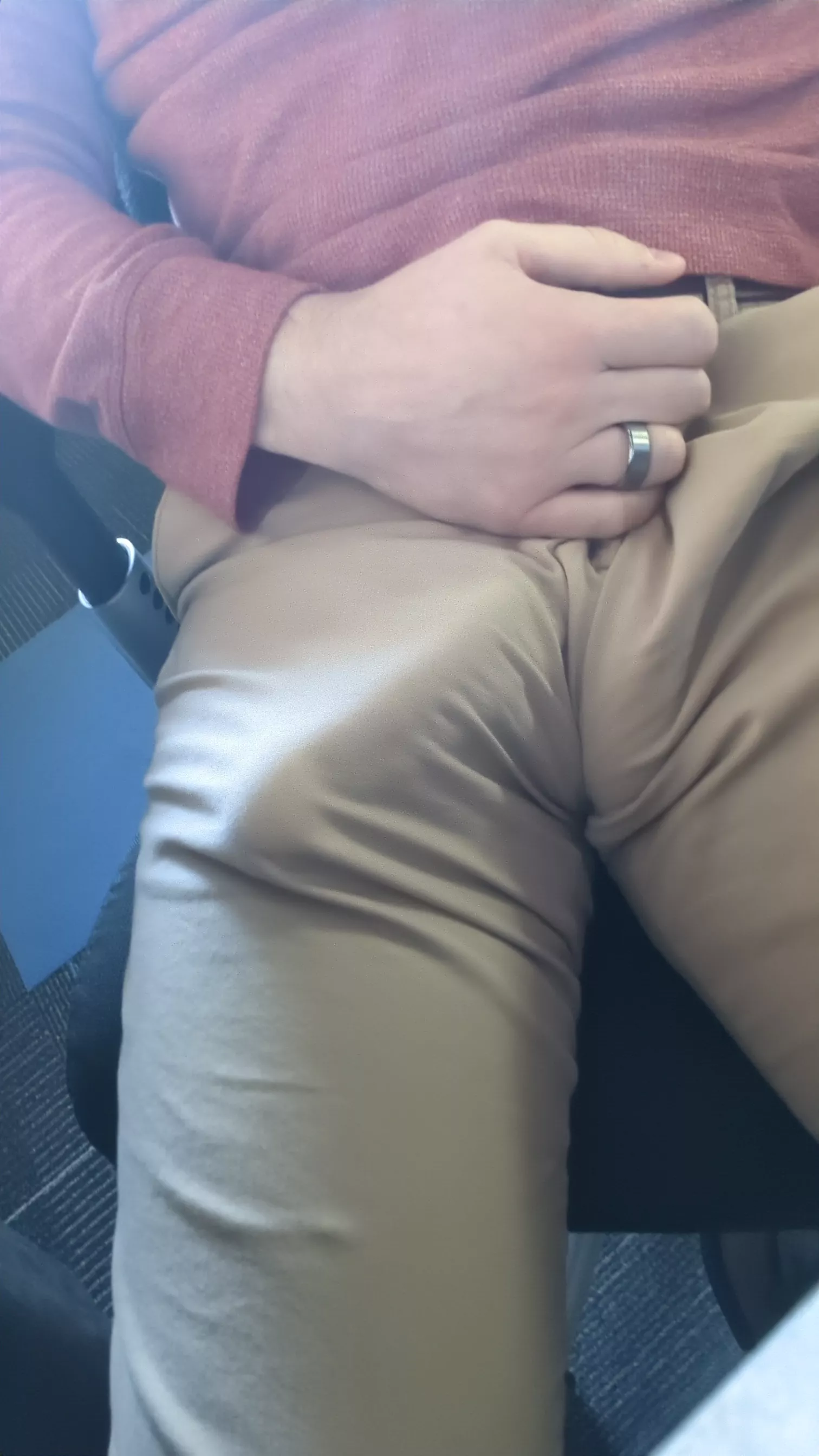 What would you do if you were sitting on my lap and felt this grow under you? posted by NarwhalFacepalm