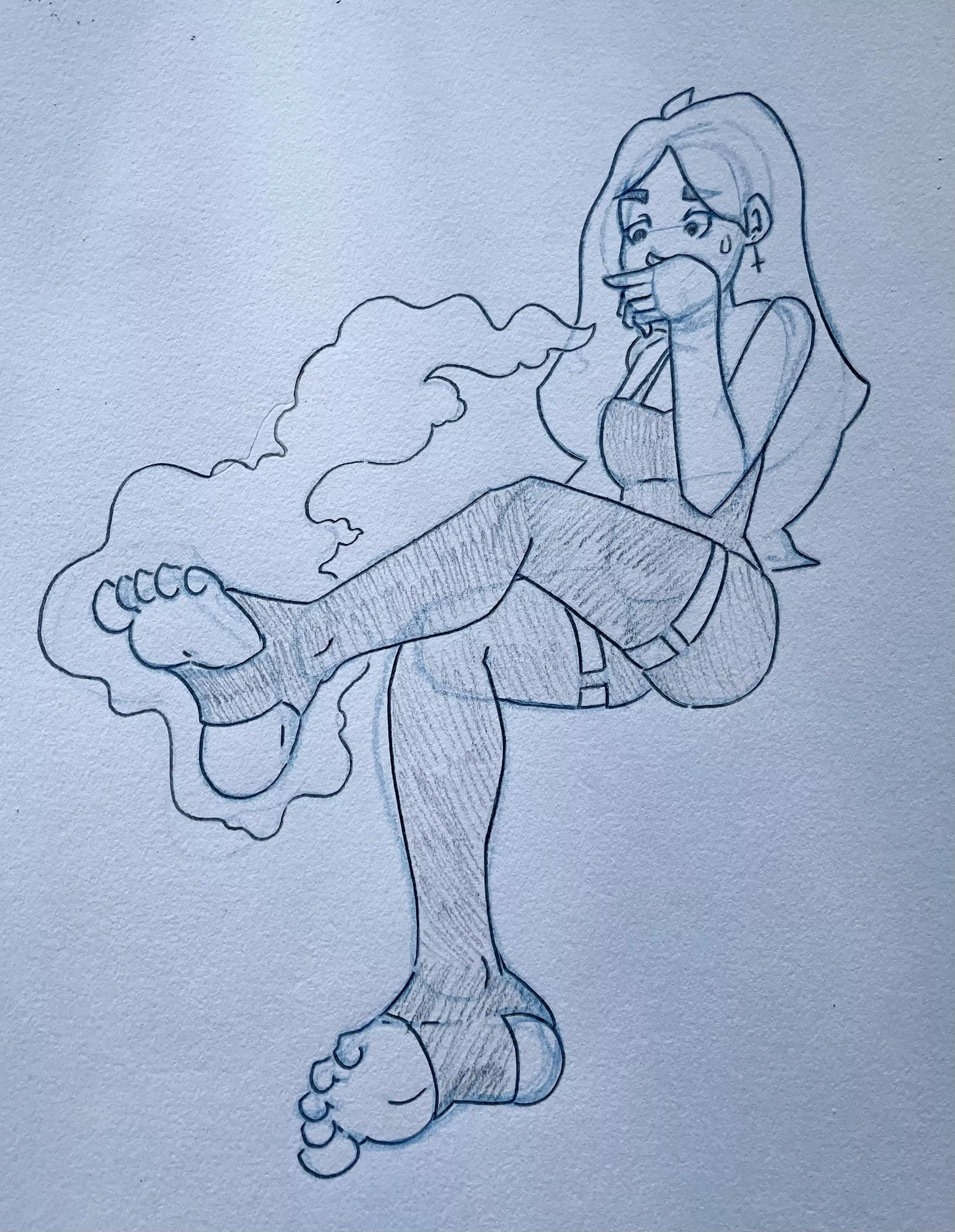 after a long night of dancing! [OC] (pinkkimochi) posted by pinkkimochi