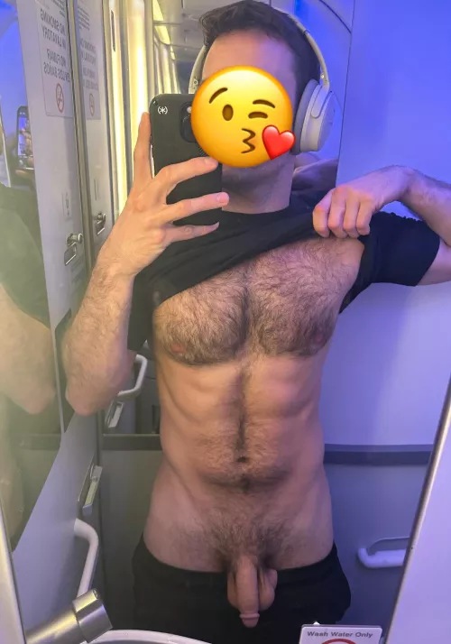 I could actually fit in this airplane bathroom by Daddy_pleaser_