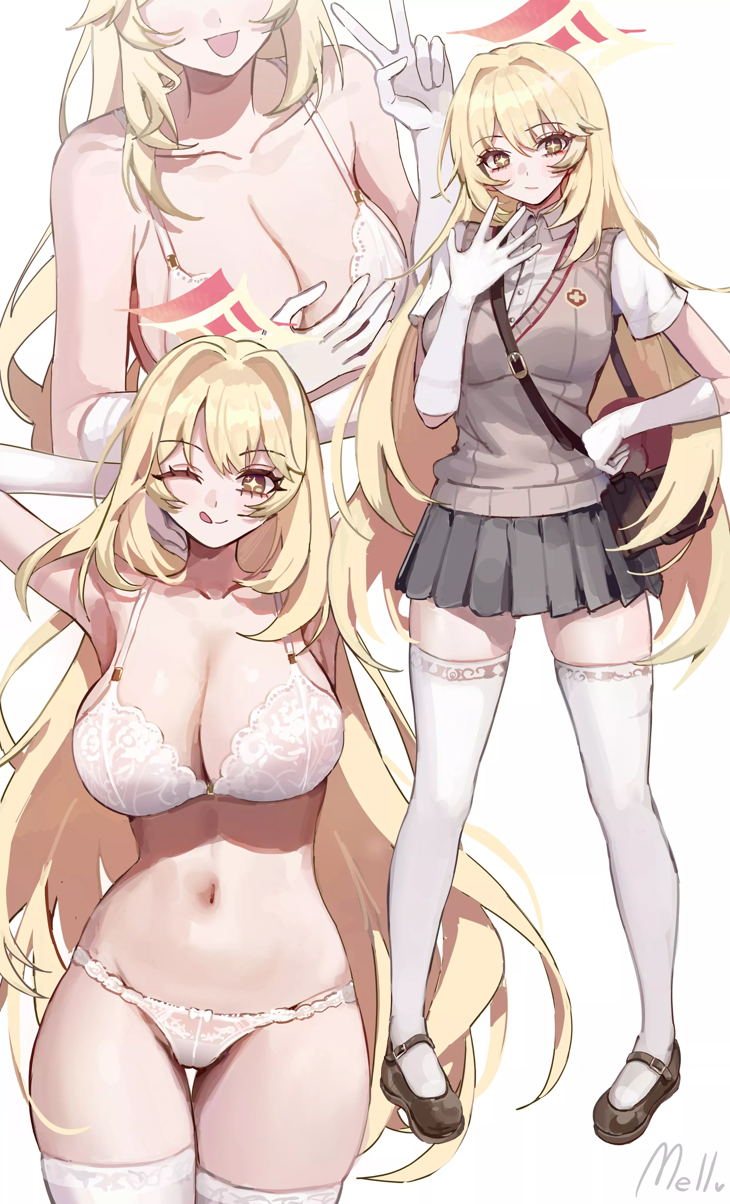 Misaki Thighs [Blue Archive] posted by ArmorXIII