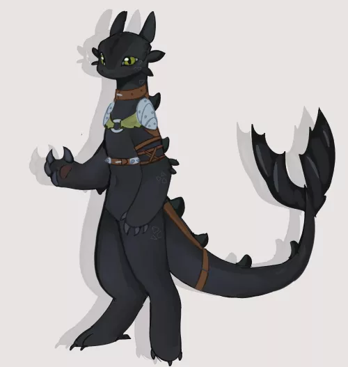 night fury Kobold! (art by me) by Ana_Ori