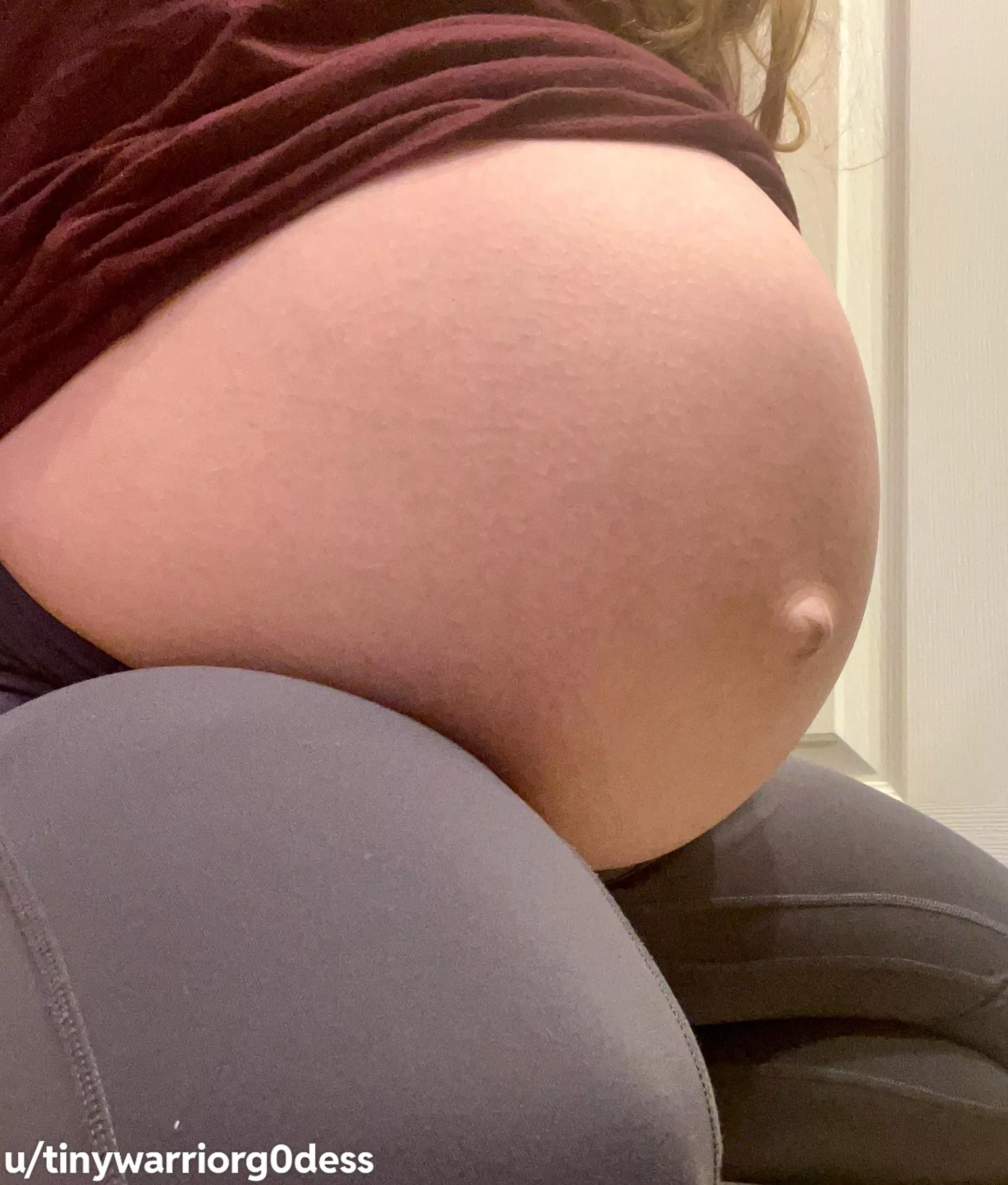 Pretty Preggo Tummy 😋💗 posted by tinywarriorg0dess