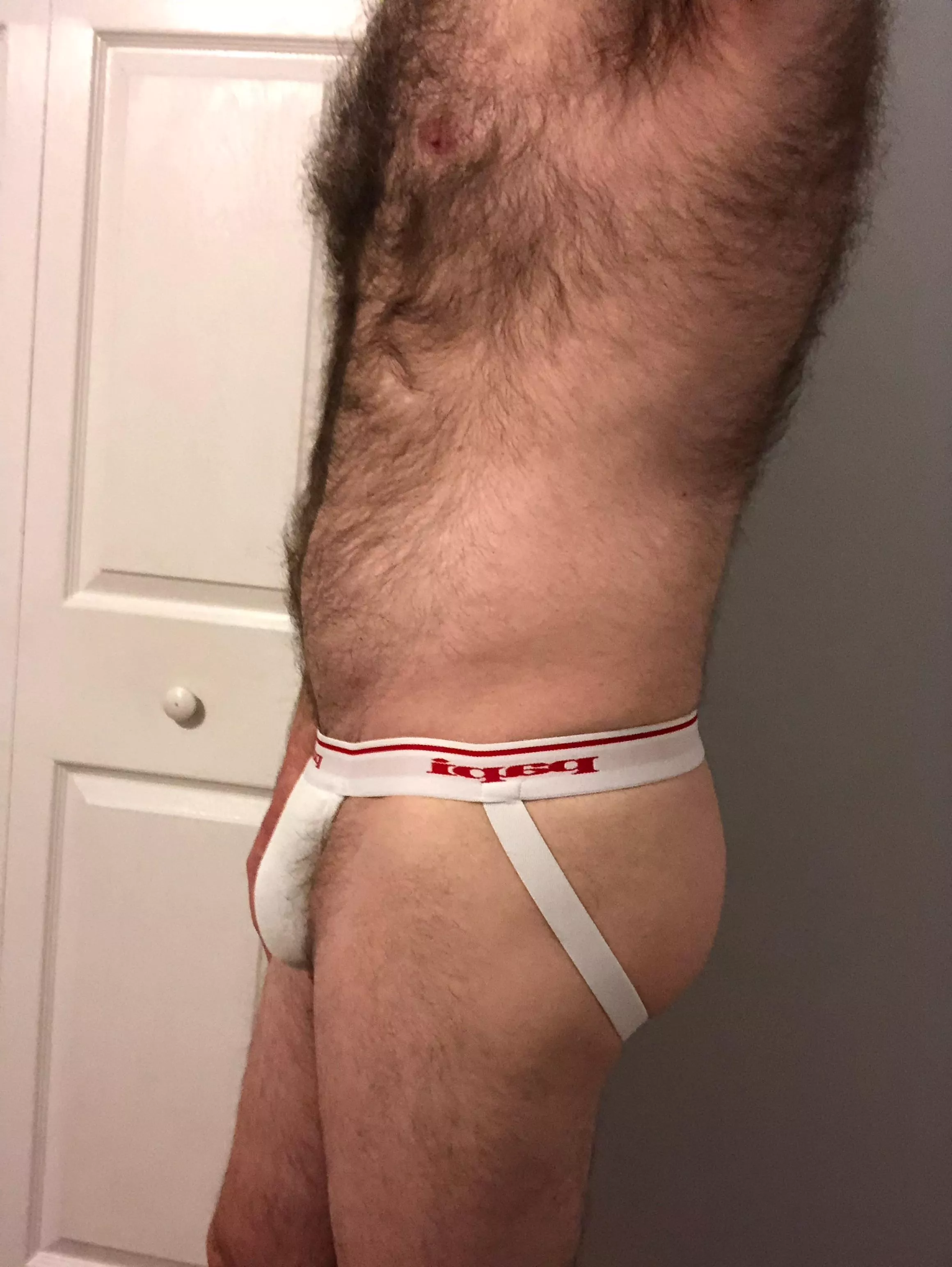 Side view hairy jock (43) posted by HbgEttYo