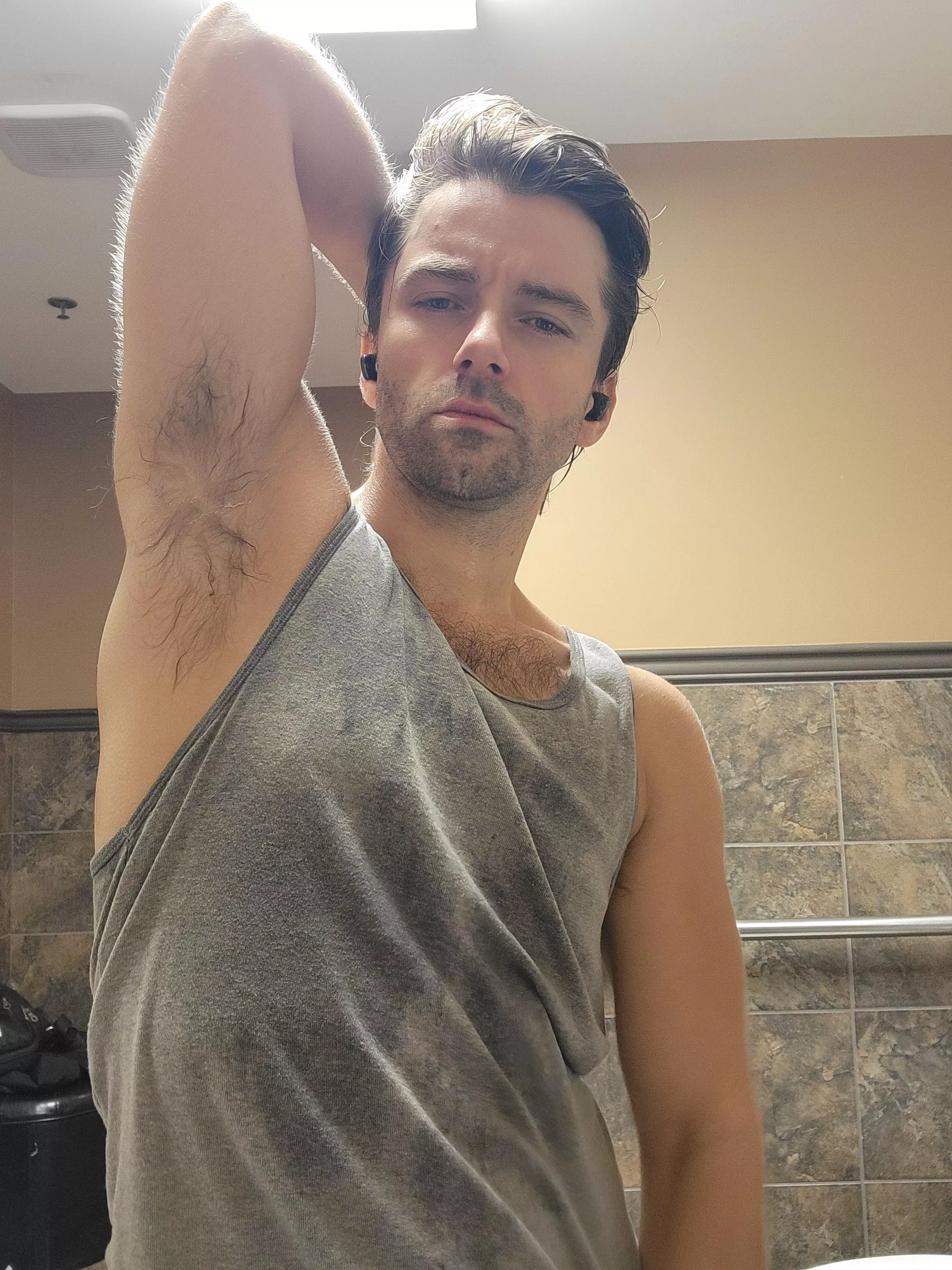 Sweating like a wild man! posted by XyonSkye