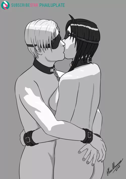 These two people hate each other inside the workplace but are forced to make themselves in front of their coworkers due to failing to pay their debts to the company by choysakanto