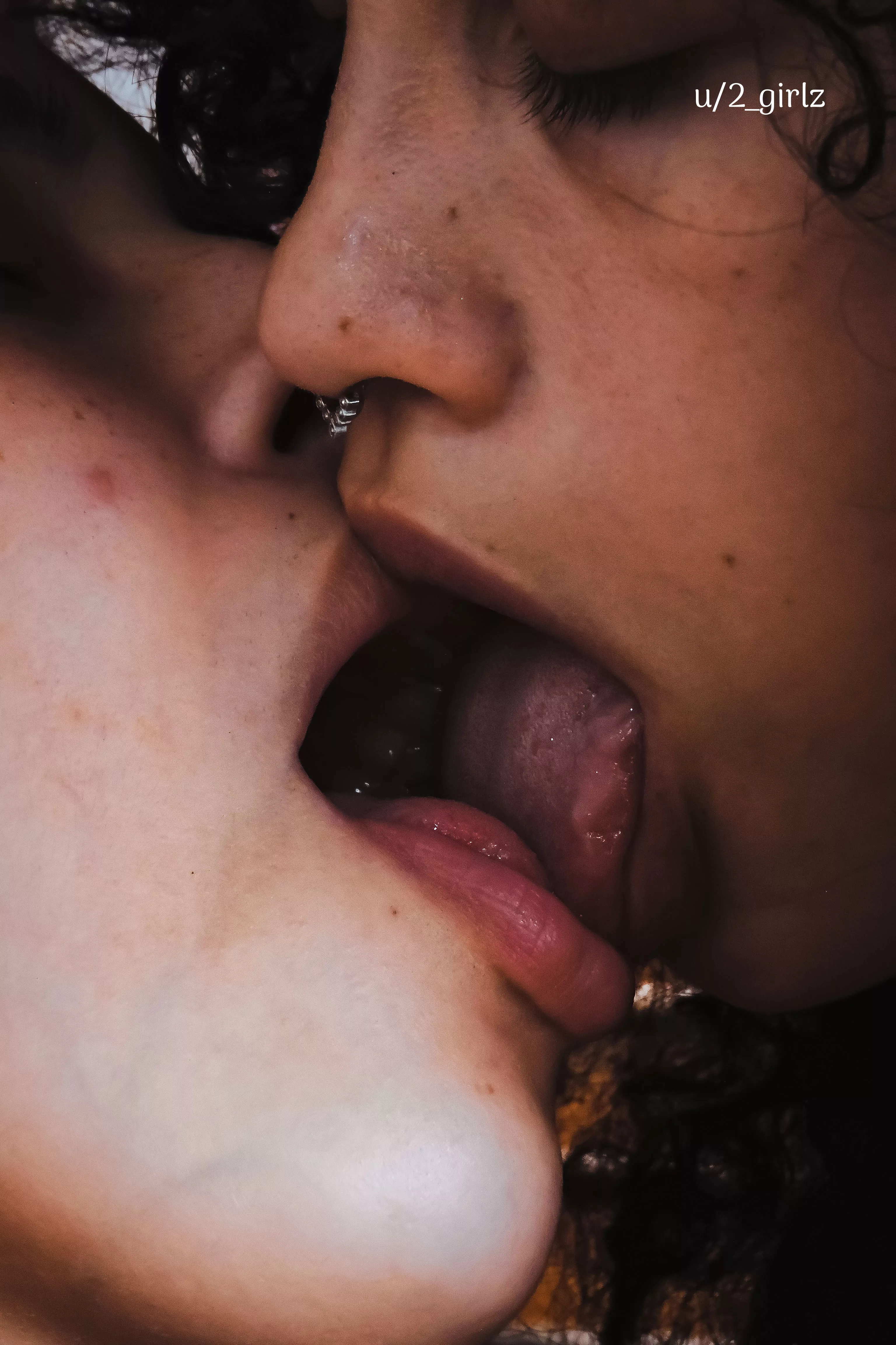 When love is real, kisses are more intense posted by 2_girlz