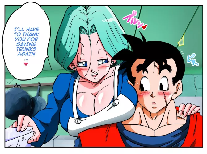 Bulma wants to say thanks (Yamamoto Doujin, DragonBall-in-color) by HerveAndObserve