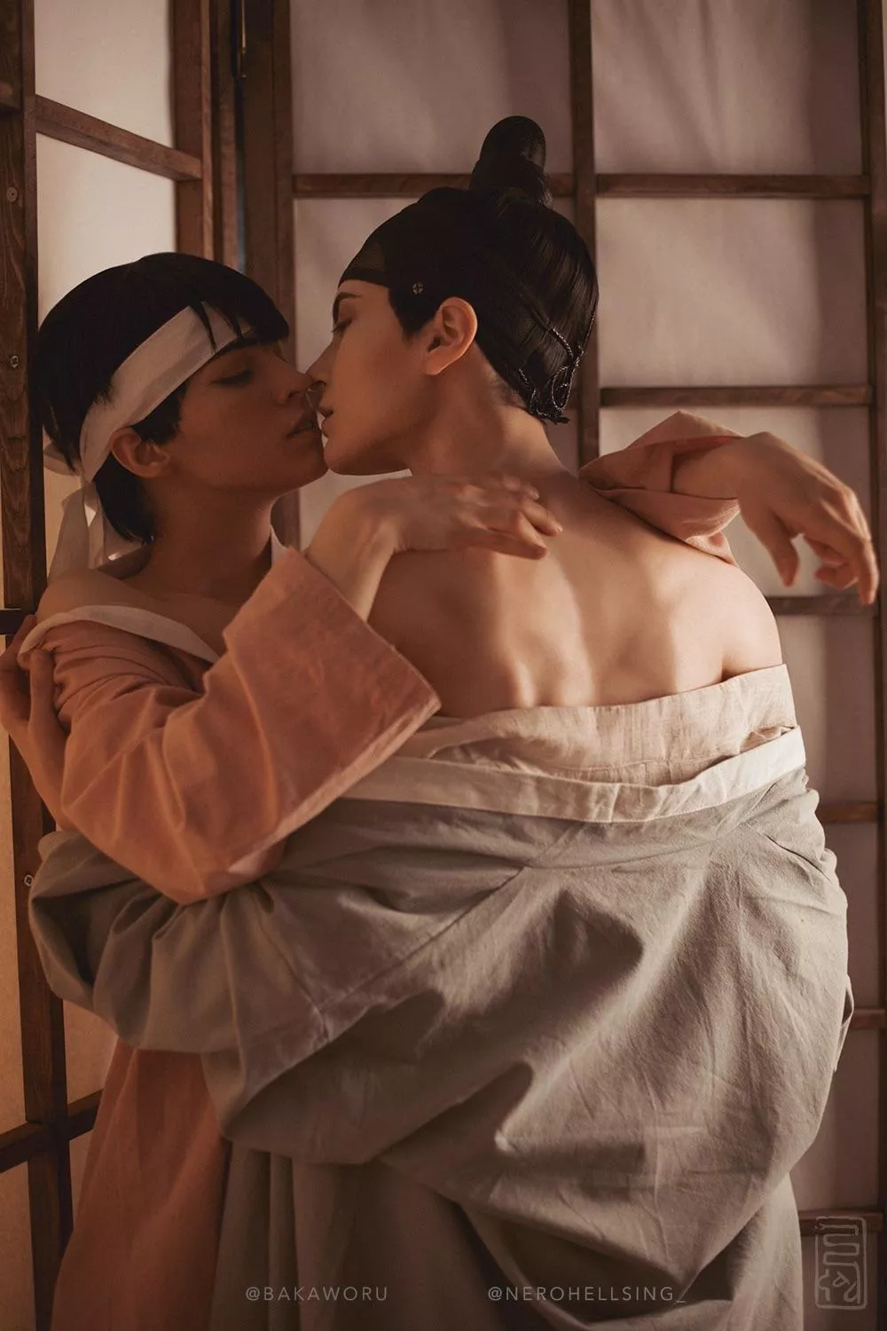 Painter Of the Night cosplay yaoi / Yoon Seungho - me ( Nero Hellsing ) , Baek Nakyum - Bakaworu posted by Nero_Hellsing