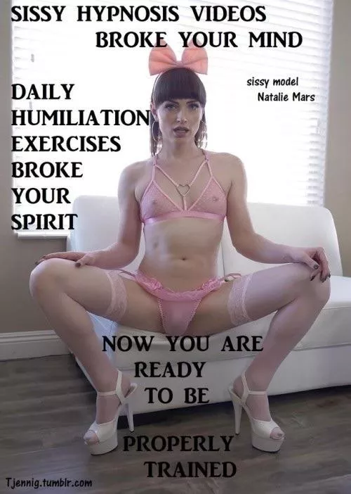 Properly trained posted by MyInnerSissySlut