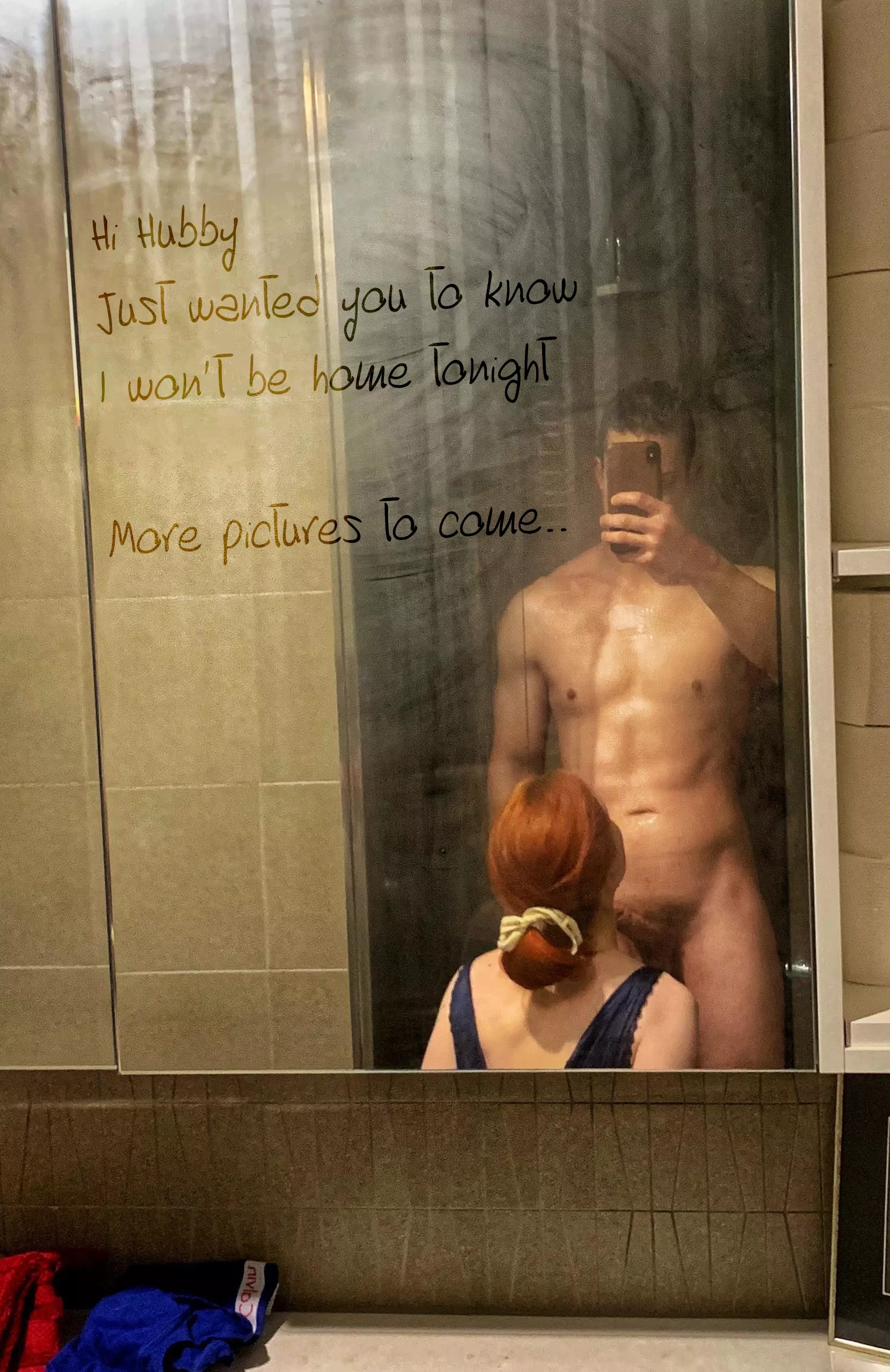 p.s. no cumming until she gets back home posted by _aw