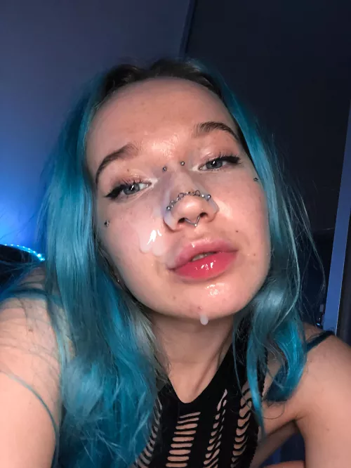 Selfies after I've been brutally whipped in the mouth. by Scarletty62