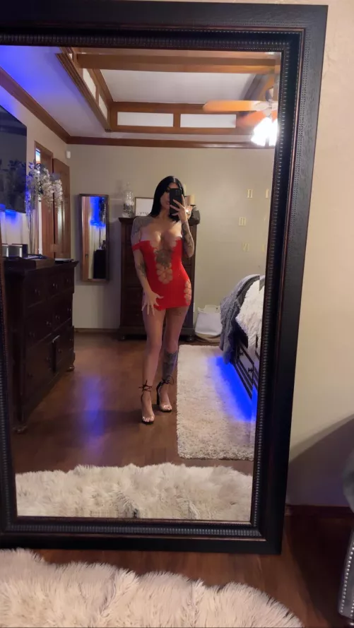 Tell me honestly… How long would it take for me to model this dress for you before you were rock hard? by sloaneremington