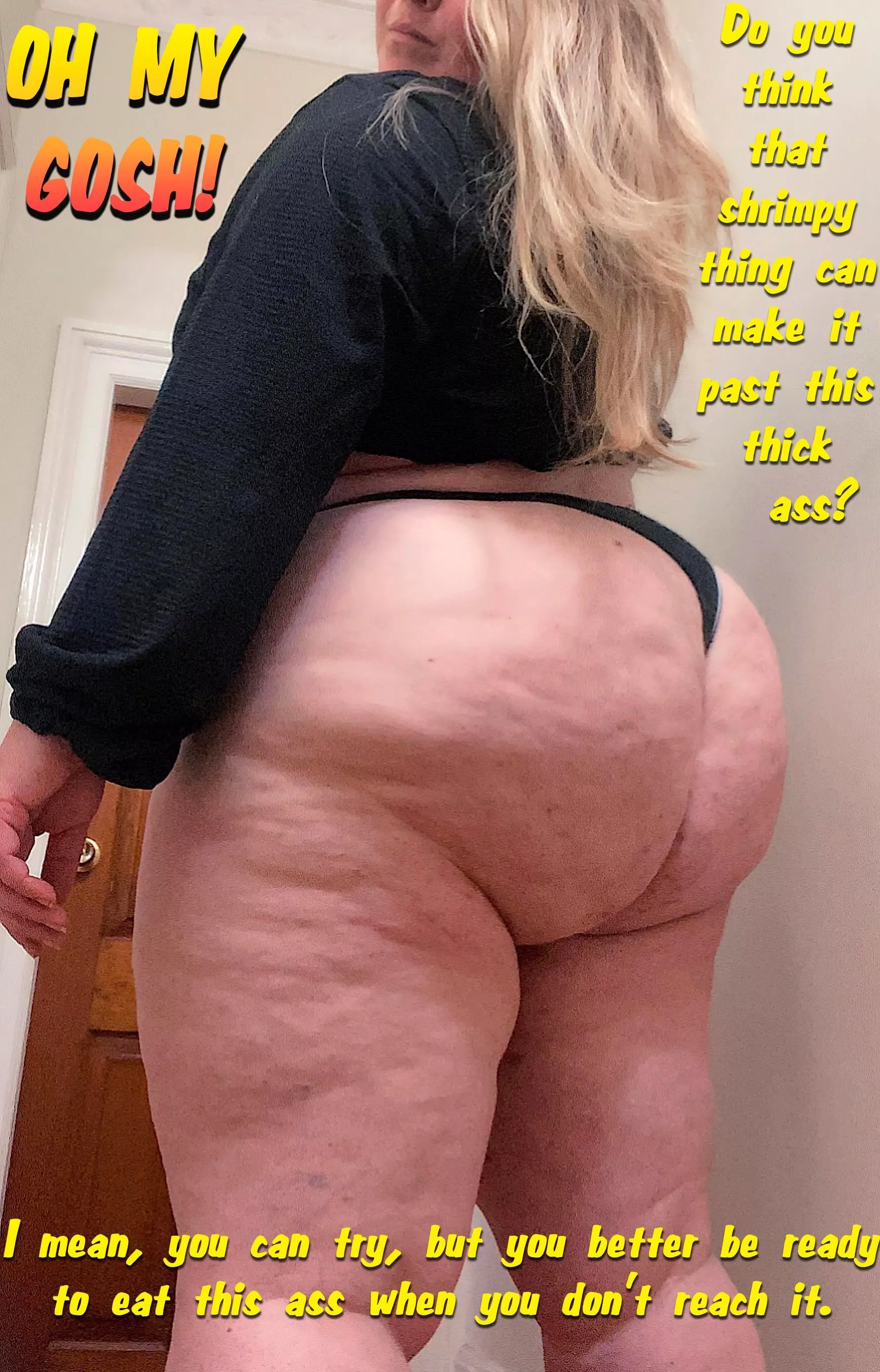 Eat What You Can’t Reach posted by KinkyCaptionConvos