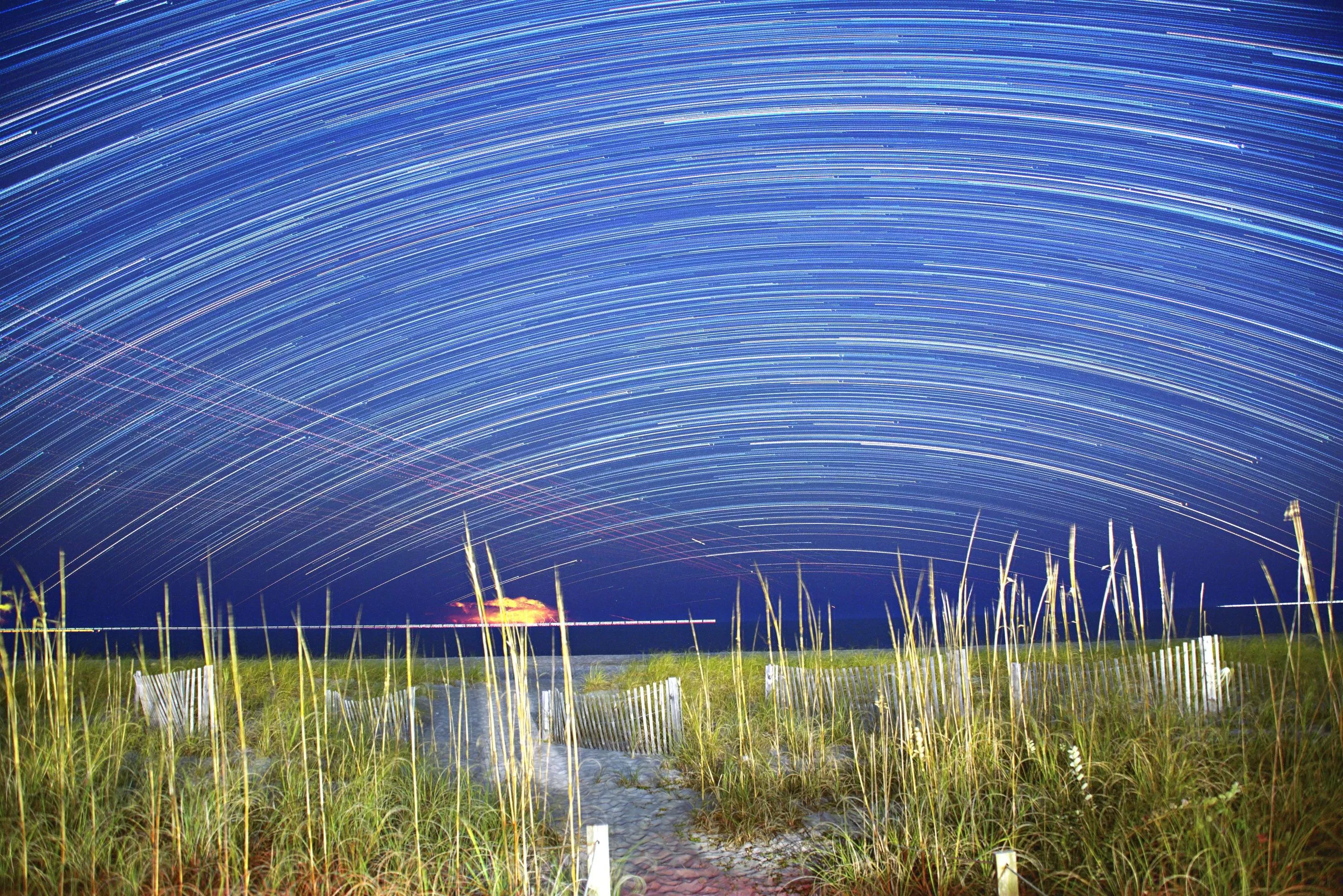 Holden Beach, NC - Star Trails posted by jlwright1234