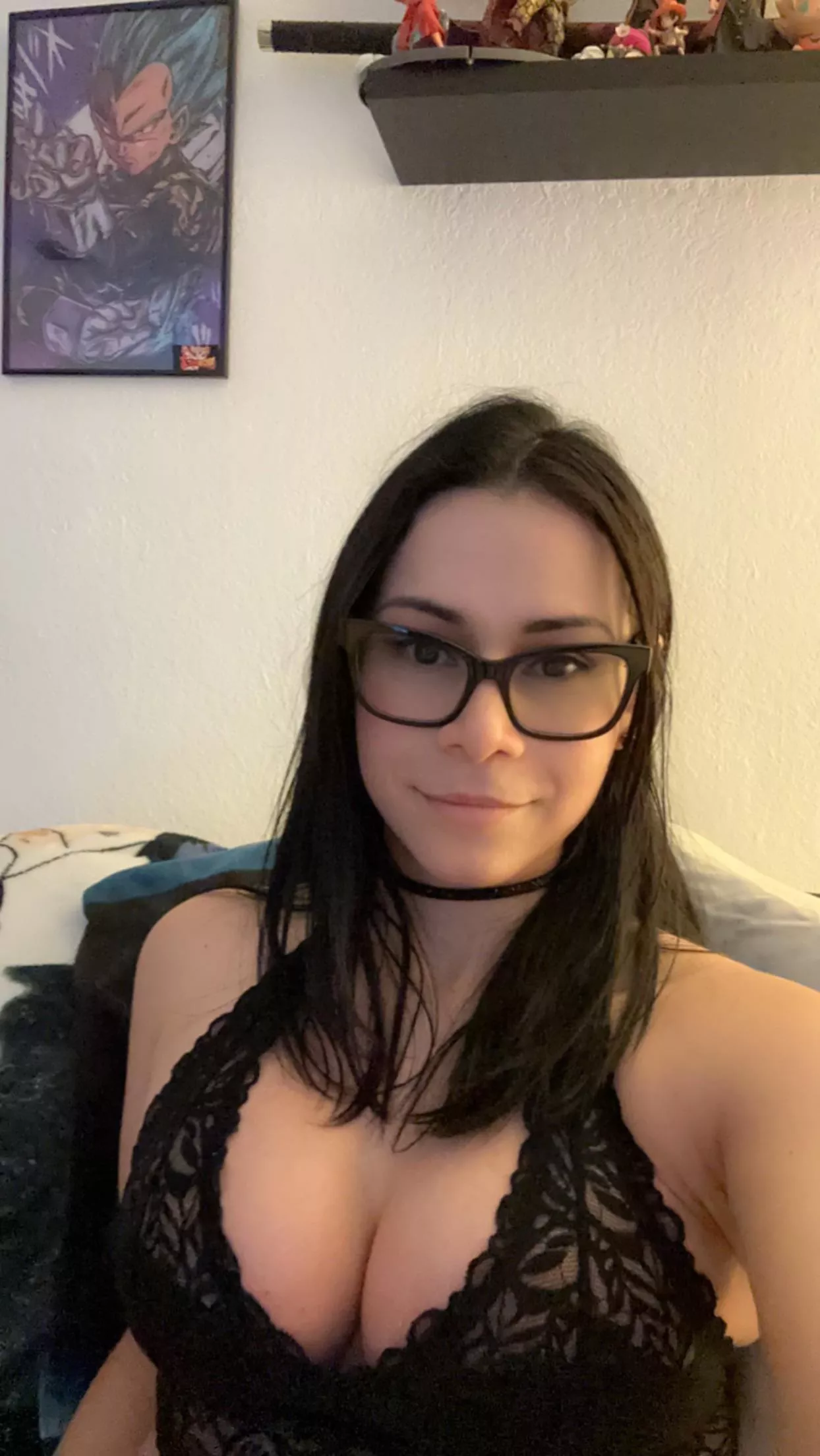 Lace top and choker. posted by greenmountainstoned