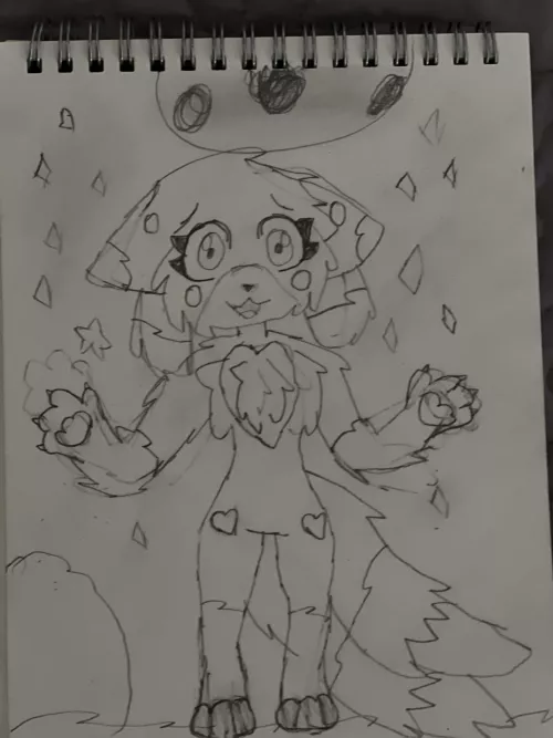 My kittydog oc by Relevant-Annual2995