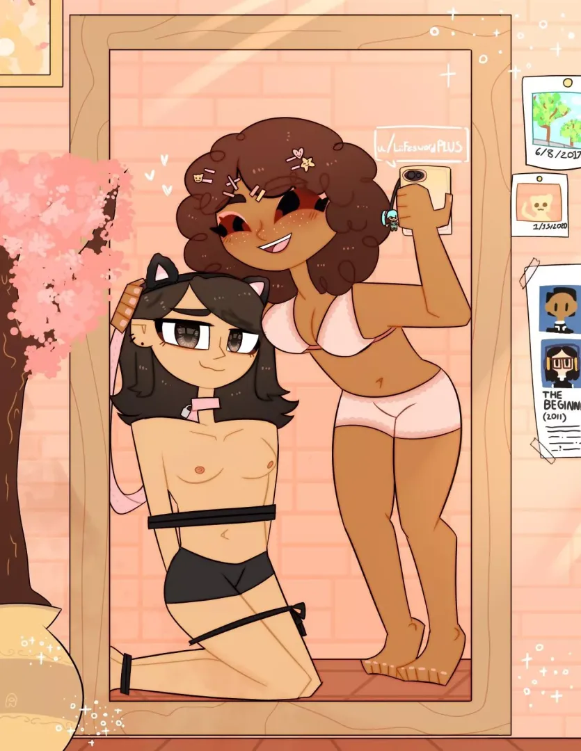 [OC] mirror selfie posted by LiifeswordPLUS