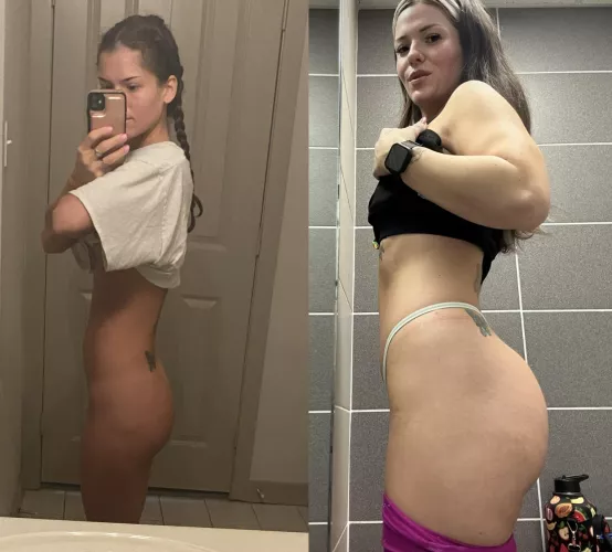 Progress of growing the booty by lolotaylor