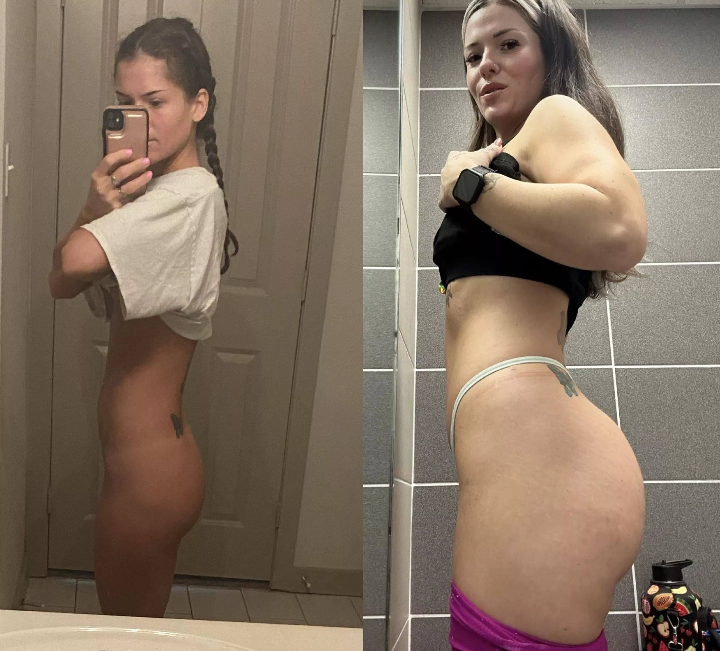 Progress of growing the booty posted by lolotaylor