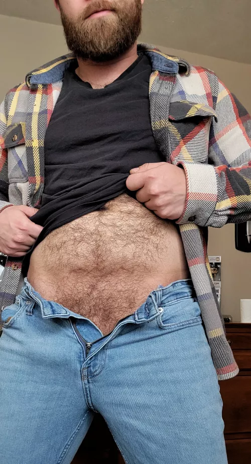 Wanna rub my hair ? by hairyMtl