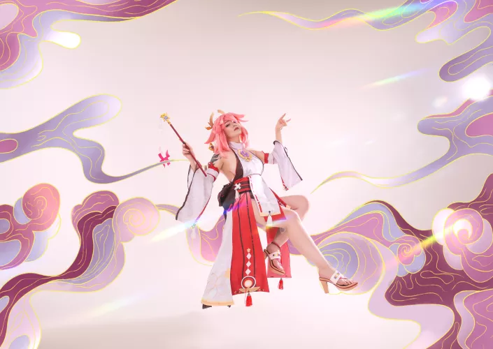 Yae Miko Genshin Impact by Akemi013 by Akemi013