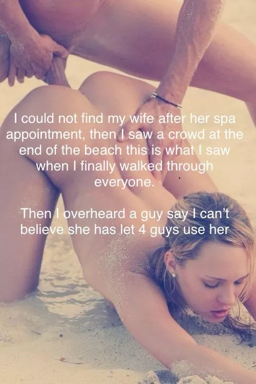 After 5 years we decided to take our first vacation. We had planned to use it to get pregnant, because she was ovulating… she had other plans. by Docwright05